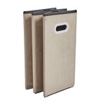 FOLDING SLIM MINK STORAGE Ottoman