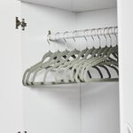 Skinny Velvet Hangers 10 Pack Grey