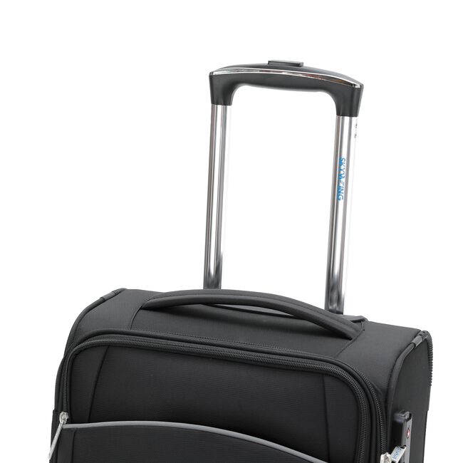 Large Lightweight Softcase Luggage- Midnight Black