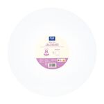 PME 12'' White Round Cake Board with Banded Edge