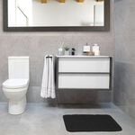 MEMORY FOAM BLACK 40x60 Bath Mat