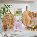 SALTER RETRO PINK 1.5L Glass Jug Blender