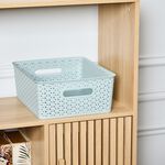 Geometric Storage Basket 14.5L - Mint