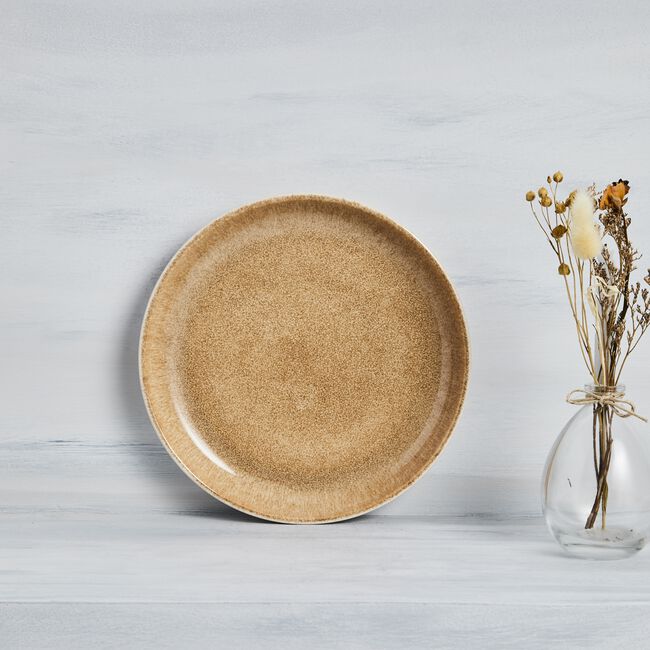 Heritage Textured Camel Side Plate