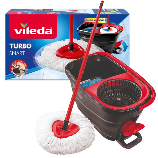 Vileda Turbo Smart Spin Mop & Bucket Set