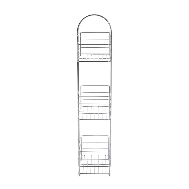 CAUSEWAY BAY THREE TIER Chrome Free standing Caddy