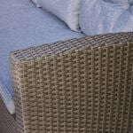 Parma Rattan Corner Sofa Set