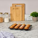 Pyrex® Glide 12 Cup Muffin Tray 36cm