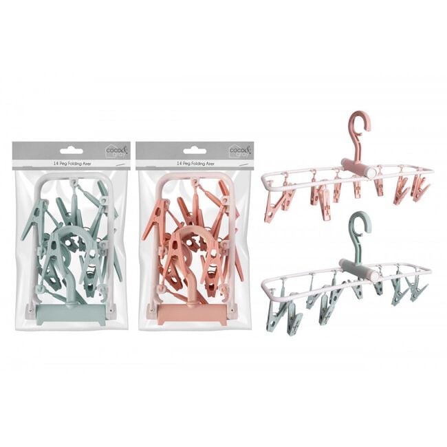 Folding 14 Peg Airer