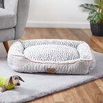 Quilted Soft Fleece Pet Bed Large