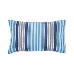 SUPER KING SIZE DUVET COVER Beach House Stripe Cobalt Blue / Navy
