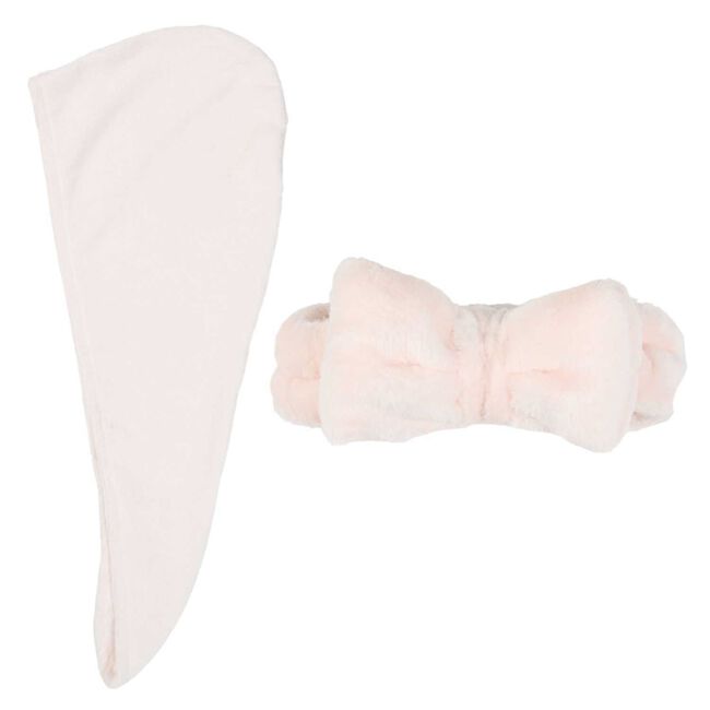 Cosmetic Club Hair Towel & Hairband Set