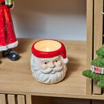 Christmas Santa Claus Ceramic Candle