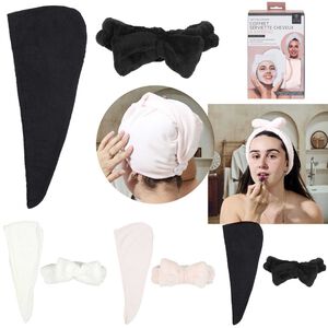 Cosmetic Club Hair Towel & Hairband