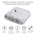 Carmen Faux Fur Fleece Electric Blanket