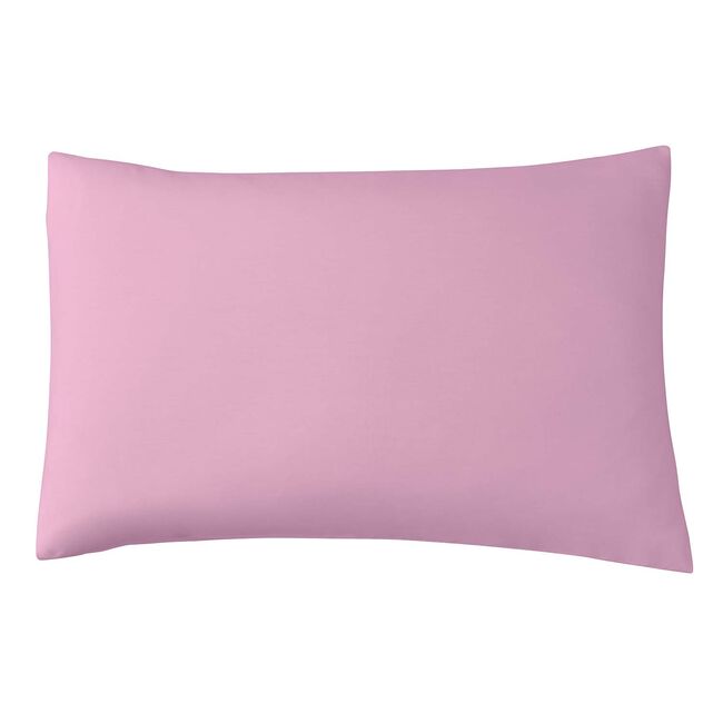 HOUSEWIFE PILLOWCASE PAIR Luxury Percale Rose Pink 6K