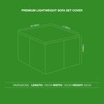 Premium Lightweight Sofa Set Cover