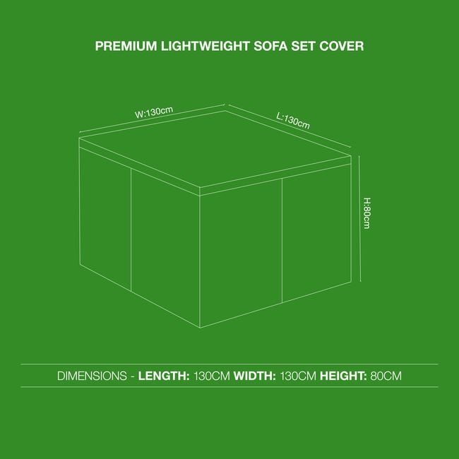 Premium Lightweight Sofa Set Cover