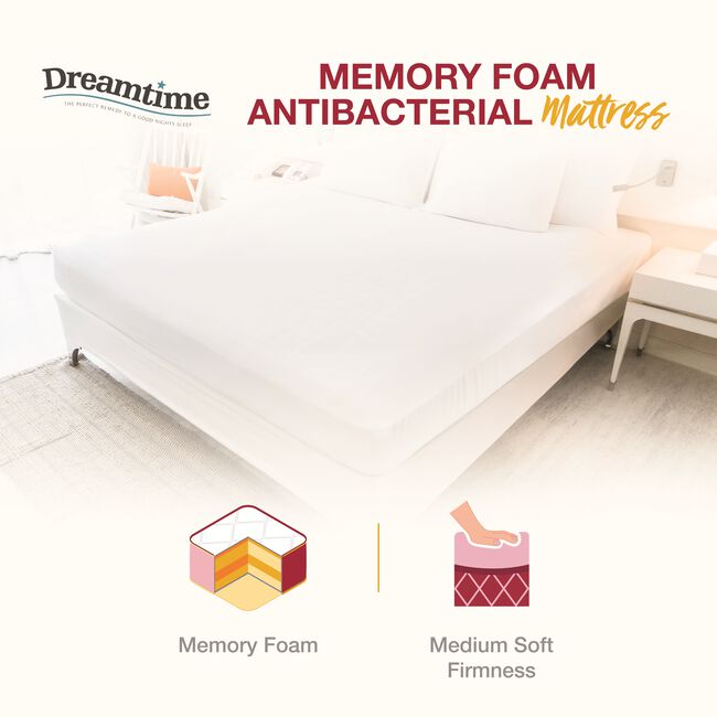 DREAMTIME SINGLE Memory Foam Antibac Mattress