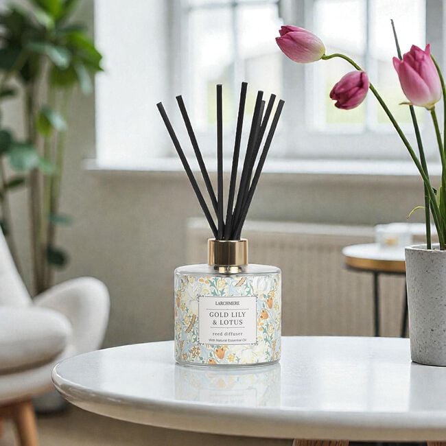 Larchmere Gold Lily & Lotus Reed Diffuser