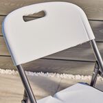 White Folding Chair