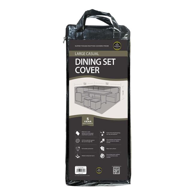 160GSM Garland Large Dining Set Cover 2.7m x 3m