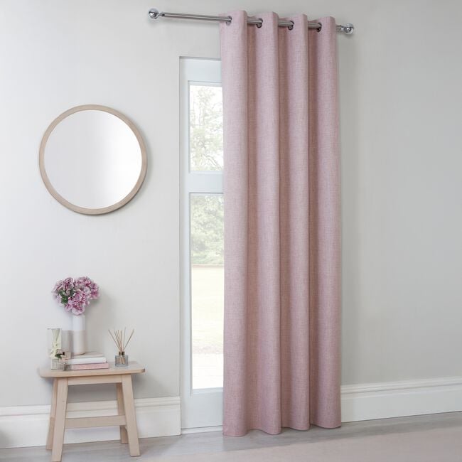 HACKNEY BLACKOUT BLUSH 135x240cm Curtain Panel 