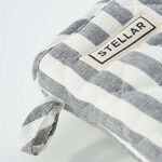 Stellar Grey Stripe Single Oven Glove