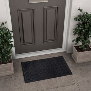 Diamond Rubber Pin Door Mat 45cm x 75cm