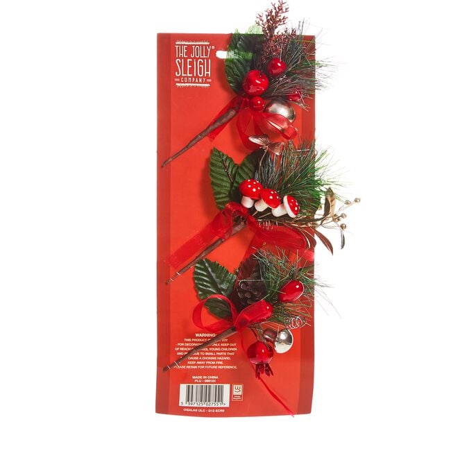 Christmas Berry Picks 3 Pack