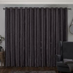 BLACKOUT & THERMAL TEXTURED SLATE 66x54 Curtain