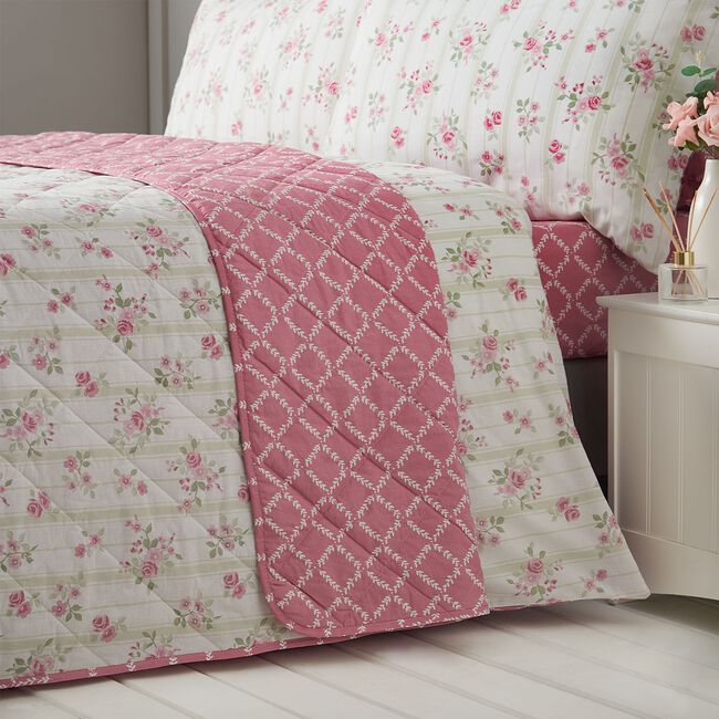 Lilyrose Bedspread 200 x 220cm - Blush