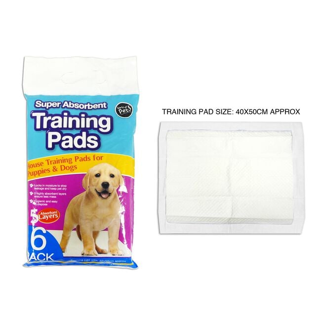 Puppy Training Pads - 6 Pack