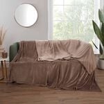 Extra Large Family Throw 305cm x 305cm - Mink