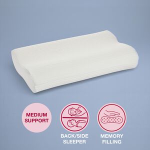 Bodysense Medium Contour Memory Foam Pillow