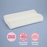 Bodysense Medium Contour Memory Foam Pillow