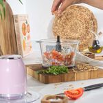 SALTER RETRO PINK Glass Chopper