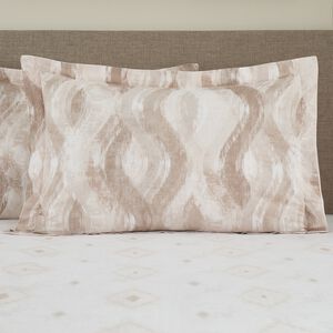 Elodie Oxford Pillowcase Pair Gold/Sand