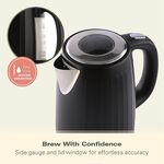 HAMILTON BEACH HARMONY 1.7L Black Kettle