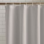CATHERINE LANSFIELD TIMELESS STRIPE NATURAL Shower Curtain 