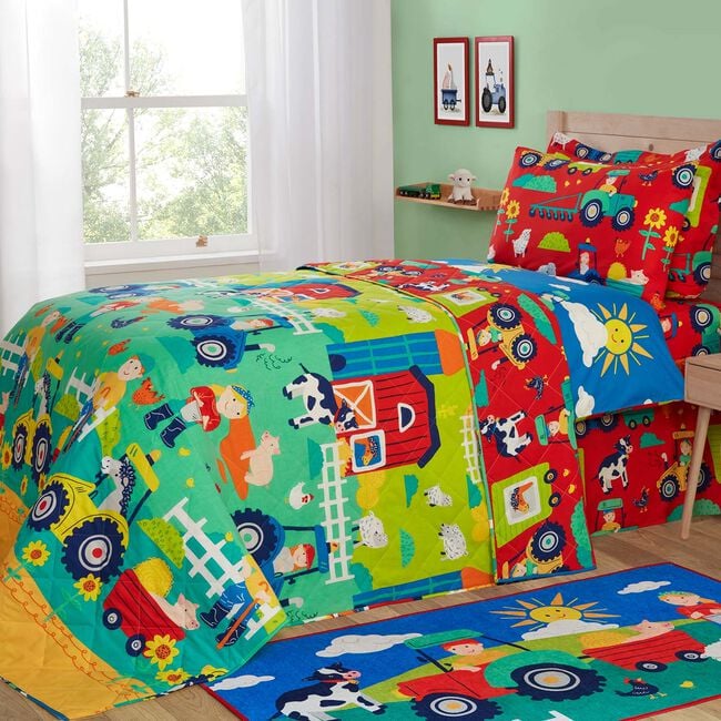 Sunny Daze Farm Bedspread 200cm x 220cm