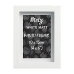 6x8 METZ WHITE Matt Frame