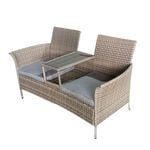 Verona Rattan Companion Bench