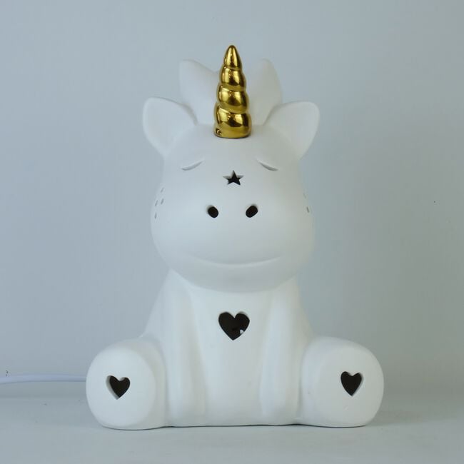 Unicorn Ceramic Lamp