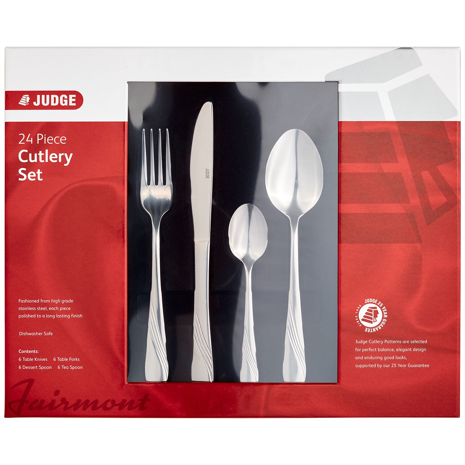 Judge Fairmont Cutlery Set 24 Piece Home Store + More
