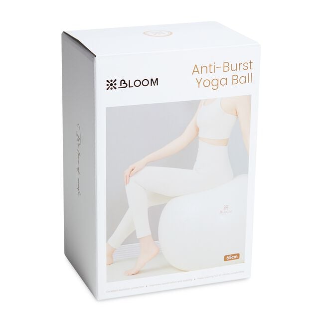 Bloom Anti-Burst Yoga Ball White