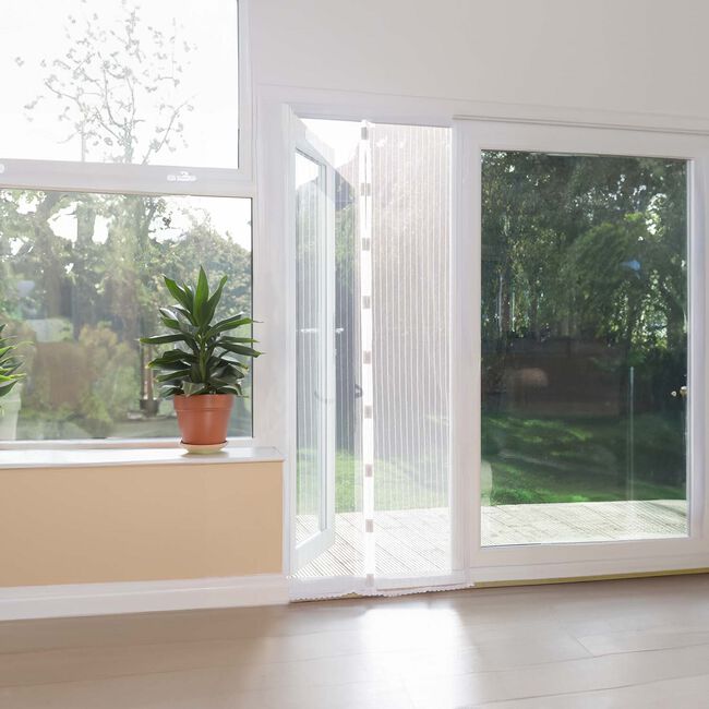 INSECT DOOR SCREEN - WHITE - 90cm x 210cm