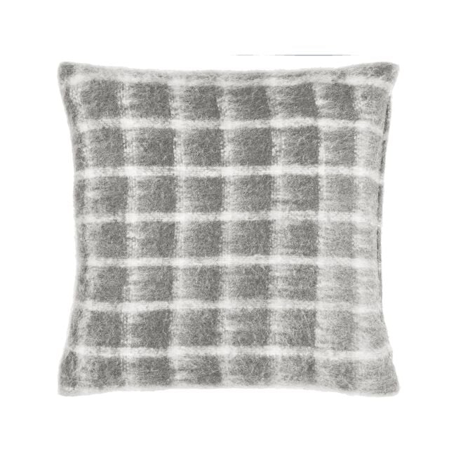 YARD YARROW MOHAIR GREY 45x45 Cushion