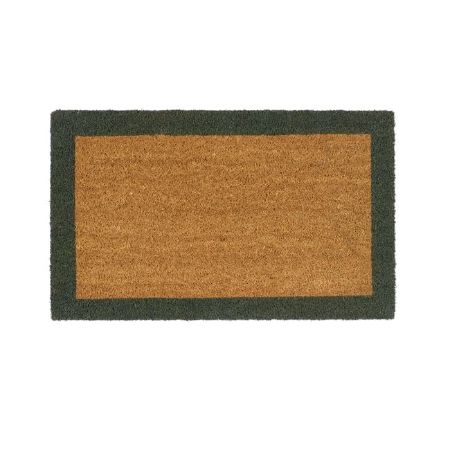 My Mat Border Green Coir Door Mat 45cm x 75cm