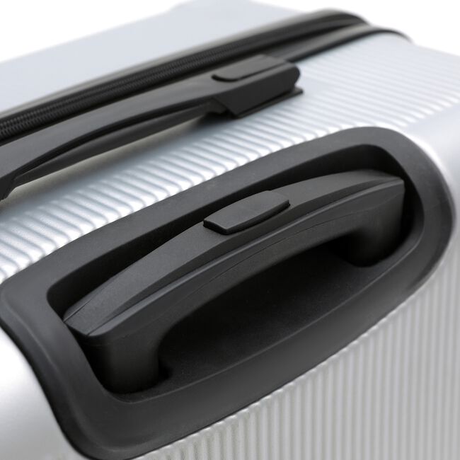 CABIN LIGHTWEIGHT HARDSHELL LUGGAGE - METALLIC SILVER